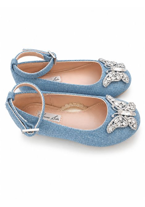 Ballerine con cinturino ARUNA SETH KIDS | AS76BLUE DENIM